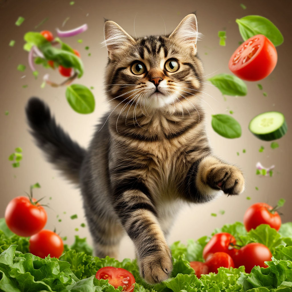 Можно ли кошкам салат